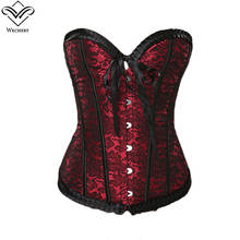 Wechery Steampunk Corset Sexy Gothic Clothing Corsets Lace up korset Corsage Corselet Waist Trainer  Bow Push Up Bustier 2024 - buy cheap