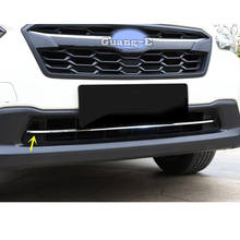 Высококачественные Стикеры для машин Стайлинг ABS хромированная отделка передняя решетка решетки гоночная Панель рамка лампы 1 шт. для SUBARU XV 2018 2019 2024 - купить недорого