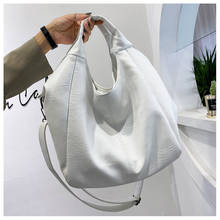Bolso de mano de gran capacidad para mujer, bolsa de hombro de alta calidad, de diseñador, de cuero Pu 2024 - compra barato