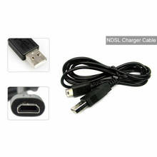 Зарядный usb-кабель BAAQII для Nintendo DS Lite NDSL передает данные 119 см черного цвета, легко носить с собой, прочный в использовании GA0212 2024 - купить недорого