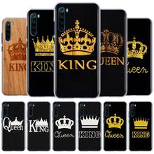 King Queen Crown Phone Case for Xiaomi Redmi Note 8T 9S 9 Pro 6 7 8 Pro 6A 7A 8A 9A 9C K20 K30 Pro Hard Cover 2024 - buy cheap