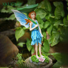 Nordic Creative Resin Garden Flower Fairy Girl Cartoon Body Art Decoration Balcony Home Decorat Ornaments 2024 - buy cheap