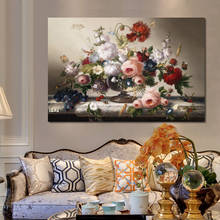 Classic European Still Life Posters and Prints Wall Art Canvas Painting Flowers Arrangement Wall Pictures for Living Room Decor 2024 - buy cheap