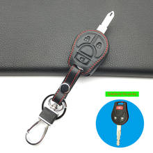Leather Key Case Cover for Nissan March Tiida Altima Armada Cube Juke Maxima Pathfinder Rogue Sentra Versa micra 3 /4 Buttons 2024 - buy cheap
