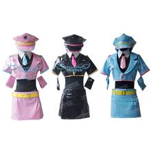 2021 Japanese Anime Nitro Super Sonic Super Sonico Space Police Cosplay Costume Faux Leather Cosplay Dress 2024 - buy cheap