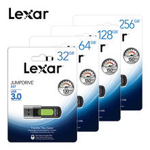 Original!!! Lexar-pen drive usb 3.0, 256gb, 64gb, 32gb e 128gb, memória flash, 150 mb/s, para pc 2024 - compre barato