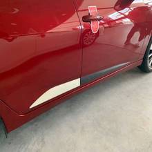 Для Nissan Sentra Sylphy Almera 2020 2021, декоративная полоса из углеродного волокна, аксессуары для стайлинга автомобиля 2024 - купить недорого