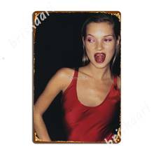 Kate Moss Metal Signs Cinema Garage Living Room Plaques Custom Tin sign Posters 2024 - buy cheap