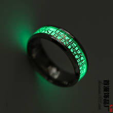 2019 Fashion LOL Glow in the Dark around Heroes League Fashion Ring Man Luminous Stainless Steel Rings Classic Charm Jewelry 2024 - buy cheap