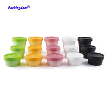 20pcs Cosmetic Jar Cream Container Pot Plastic Inner Lids Black Empty Box Tin Mask Containers White Packaging Jars 50g 100g 200g 2024 - buy cheap