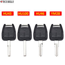 3 Button Remote Car Key Shell Case HU43 / HU46 / HU100 / YM28 Blade for Vauxhall for Opel Astra Vectra Zafira Frontera Omega 2024 - buy cheap