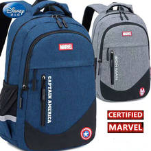 Disney mochila escolar homem aranha, disney, homem de ferro, capitão américa, grande, mochila escolar 2024 - compre barato