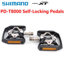 Shimano pedais de bicicleta xt pd t8000, pedais de auto-bloqueio de bicicleta com caixa original, peças de bicicleta 2024 - compre barato