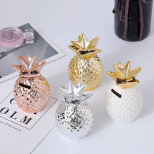 Nordic Style Pineapple Jewelry Modern Minimalist Handmade Ceramic Crafts Piggy Bank Creative Home Decoration Accessories 2024 - buy cheap