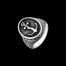 Anchor Ring 316L Stainless Steel Man Boy Biker Style Fashion Jewellery Size 7-13 2024 - buy cheap