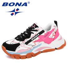 Женские кроссовки BONA, дышащие сетчатые кроссовки для бега и ходьбы, для улицы, 2020 2024 - купить недорого