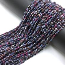 Small Beads Rubys & Sapphires Beads 2 3 4mm Faceted Beads Section Loose Beads For Jewelry Making Jewelry Accessories DIY (38cm) 2024 - buy cheap
