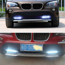 Luz diurna de led drl para bmw x1, e84 2011, 2012 com rede china, luzes brancas 2024 - compre barato