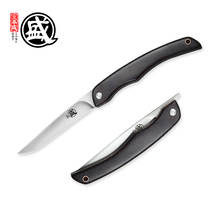 MITSUMOTO SAKARI  Japanese handcrafted folding knives Ebony handle pocket carry knives Multi-functional Utility Knife 2024 - buy cheap