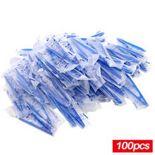 100pcs Plastic Tweezers Medical Disposable Tweezers Tools Forceps for Dentist Clinic 2024 - buy cheap