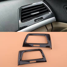 2pcs Carbon Fiber Grain Console AC Air Outlet Vent Trim Bezel fit for Honda Accord Crosstour 2008-2013 2024 - buy cheap