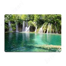 Plitvice Lakes National Park Metal Signs Plaques Custom Cinema Club Home Tin sign Posters 2024 - buy cheap