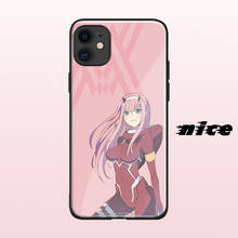 DARLING in the FRANXX Glass Soft Silicone Phone Case FOR IPhone SE 6s 7 8 Plus X XR XS 11 12 Mini Pro Max Sumsung Cover Shell 2024 - buy cheap