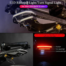 Для BMW R NINE T R9T указатель поворота Стоп стоп Стоп задний фонарь номерной знак держатель со светодиодной лампой R NINET 2014 2015 2016 2017 2024 - купить недорого