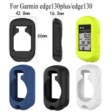 Caso de silicone anti risco capa protetora escudo para garmin edge 130 mais esporte assista caso capa para garmin edge 130 ao ar livre 2024 - compre barato