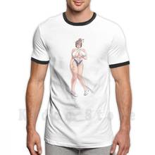 Camiseta feminina phat com óculos, camiseta de algodão estampada para homens, camiseta legal hentai nsfw oppai animegirl, mangá, sensual, erótico, anime 2024 - compre barato