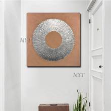 A Linear Ring Abstract Oil Painting Hand-painted Wall Art Home Decor Picture Modern Hand Painted Oil Painting On Canvas Unframed 2024 - buy cheap