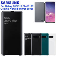Samsung Original Vertical Mirror Clear View Phone Case For Samsung S10 X SM-G9730 S10+ S10 Plus SM-G9750 S10e S10 E SM-G9700 2024 - buy cheap