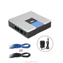 1Set VOIP Gateway 2 Ports SIP V2 Protocol Internet Phone Voice Adapter with Network Cable for Linksys PAP2T S10 20 Dropship 2024 - buy cheap