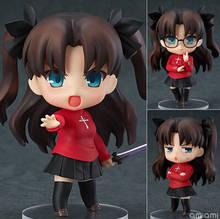 New 10cm Anime Fate Stay Night Tohsaka Rin The Holy Grail War Action Figure Toy Gift Collectors with Box 2024 - buy cheap