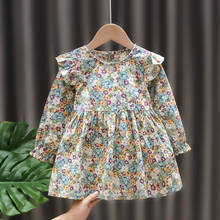 Spring baby girls clothes kids outfit wear thin floral dress cloth for baby girl birthday infant children clothing dresses dress 2024 - buy cheap