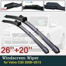 for Volvo C30 2006~2013 Front Windscreen Windshield Wipers Car Wiper Blade Car Accessories 2007 2008 2009 2010 2011 2012 2024 - buy cheap