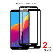 2 шт. для Honor 7C Pro / Honor 7C полное покрытие закаленное стекло Защита для экрана Защитное стекло для Honor 7C Pro 2024 - купить недорого