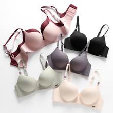 Mulheres push up sutiã macio sem fio sutiãs sexy lingerie moda ajustada sem costura bralette feminino sutiã acolchoado 2024 - compre barato