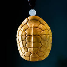 Boxwood 7cm Turtle Shell Sculpture Lucky Tortoise Wood Rich Statue Home Decor 2024 - buy cheap