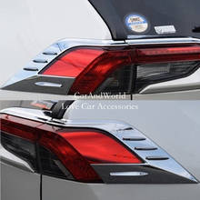 Дверной задний светильник, задний спойлер, оконная рама крыла для TOYOTA RAV4 RAV 4 2019 2020, наклейка из углеродного волокна, автомобильные аксессуары 2024 - купить недорого