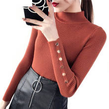 Thicken Warm Sweater Women Pullover Sexy Slim Lady Stretch Knitwear Casual Top Female Turtleneck Sweater 2020 Spring Autumn New 2024 - buy cheap