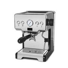 Cafetera Espresso semiautomática de 15bar, máquina de café de espuma de leche capuchino Latte con soporte de filtro, gran oferta, EU/UKPlug 2024 - compra barato