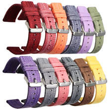 Pulseira de nylon para relógio, pulseira de substituição universal para samsung galaxy gear s3 s2 22mm 20mm