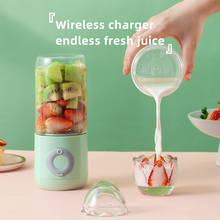 Портативная электрическая соковыжималка, блендер, Перезаряжаемый USB мини-миксер для смузи с фруктами, соковыжималки, извлекатели овощей и фруктов, кухонный комбайн 2024 - купить недорого