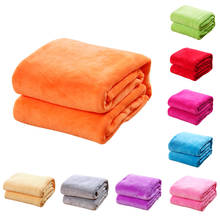 Tapete de lã de pelúcia, super macio, quente e sólido, micro cobertor, lance, sofá, cama 2024 - compre barato