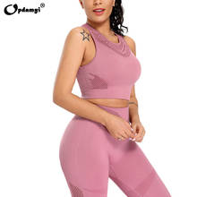 Compre Conjunto de calça legging feminina, 2 peças, top vest