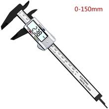 0-100mm 150mm LCD digital vernier caliper micrometer size electronic carbon fiber 2024 - buy cheap