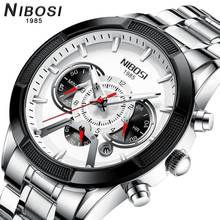 NIBOSI Watches mens Luxury Brand Quartz Clock men Casual sport watch Waterproof Wristwatches Stainless Steel Relogio Masculino 2024 - buy cheap