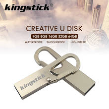 Kingstick metal USB Flash Drive 64 gb thumbdrive 16GB 8GB Pendrive 32gb Flash Memory Stick 128gb Pen Drive 64gb usb disk on key 2024 - buy cheap