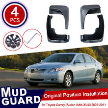 for Toyota Camry XV40 Aurion Altis 2007 2008 2009 2010 2011 Car Mud Flaps Front Rear Mudguard Splash Guards Fender Mudflaps 40 2024 - buy cheap